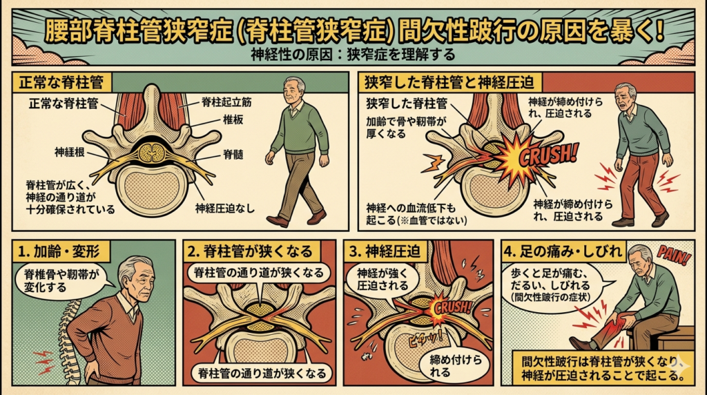 間欠性跛行の原因